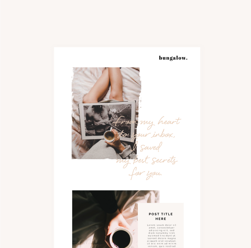 Bungalow Flodesk Template