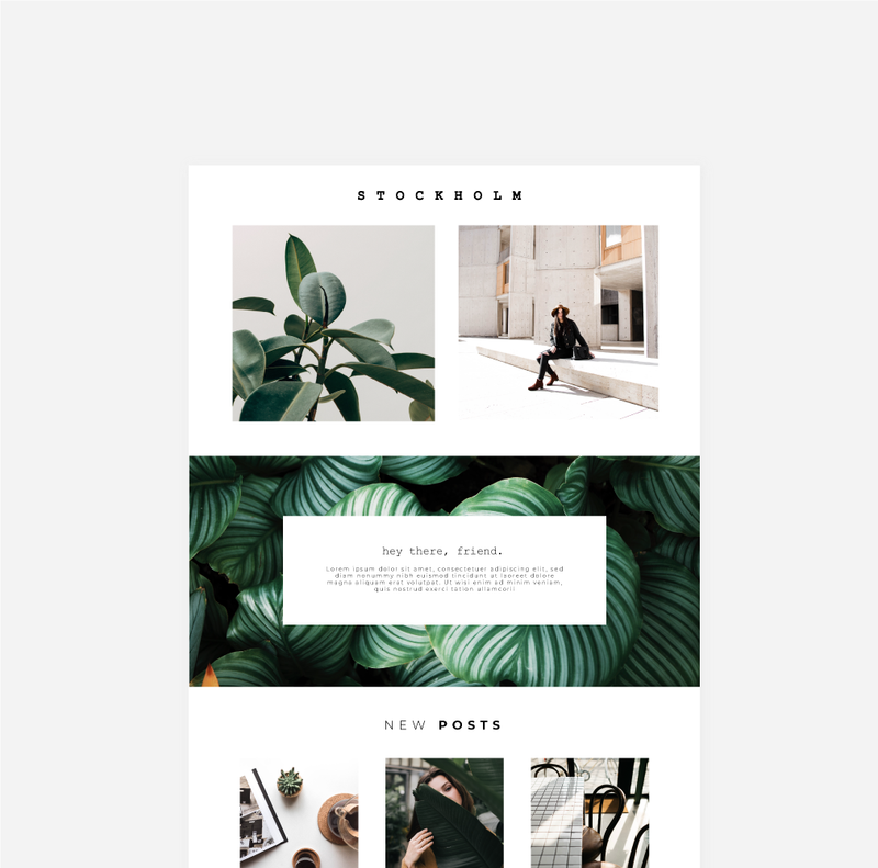 Stockholm Flodesk Template